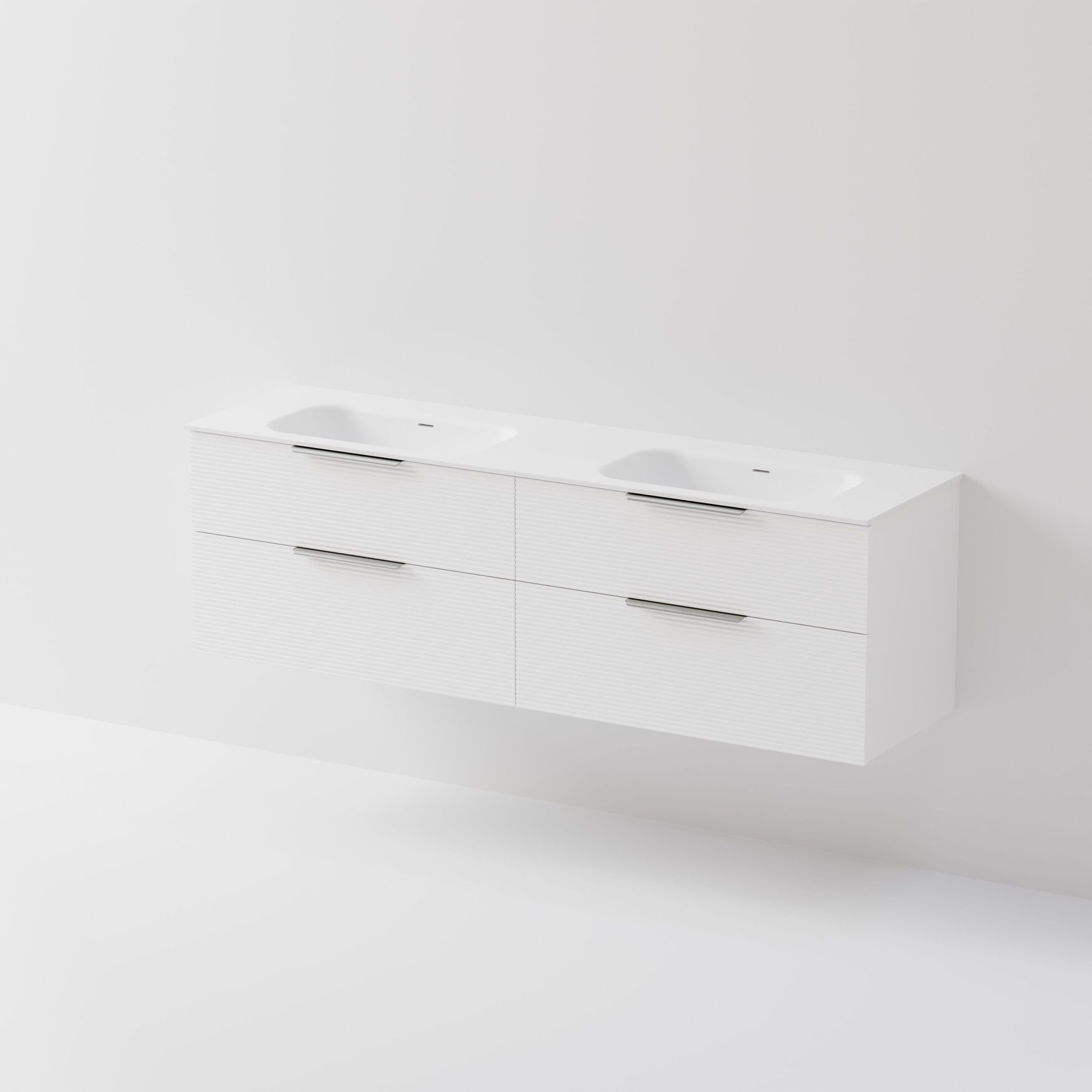 Lineare 1800 Vanity | 4 Drawer | Inset Basin