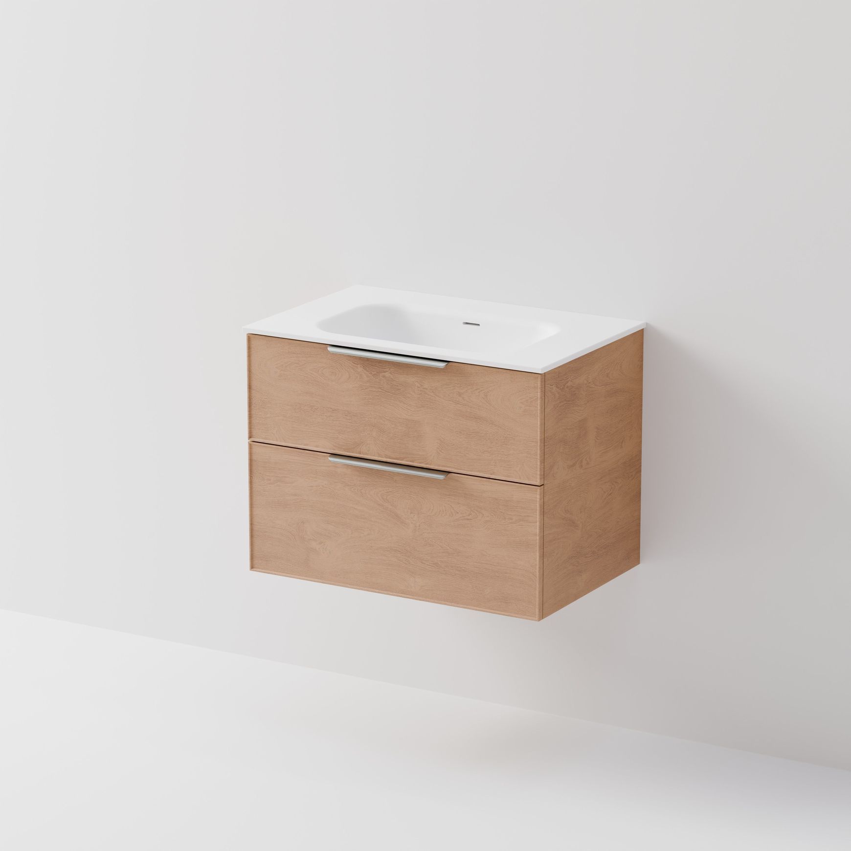 Lineare 750 Vanity | 2 Drawer | Inset Basin