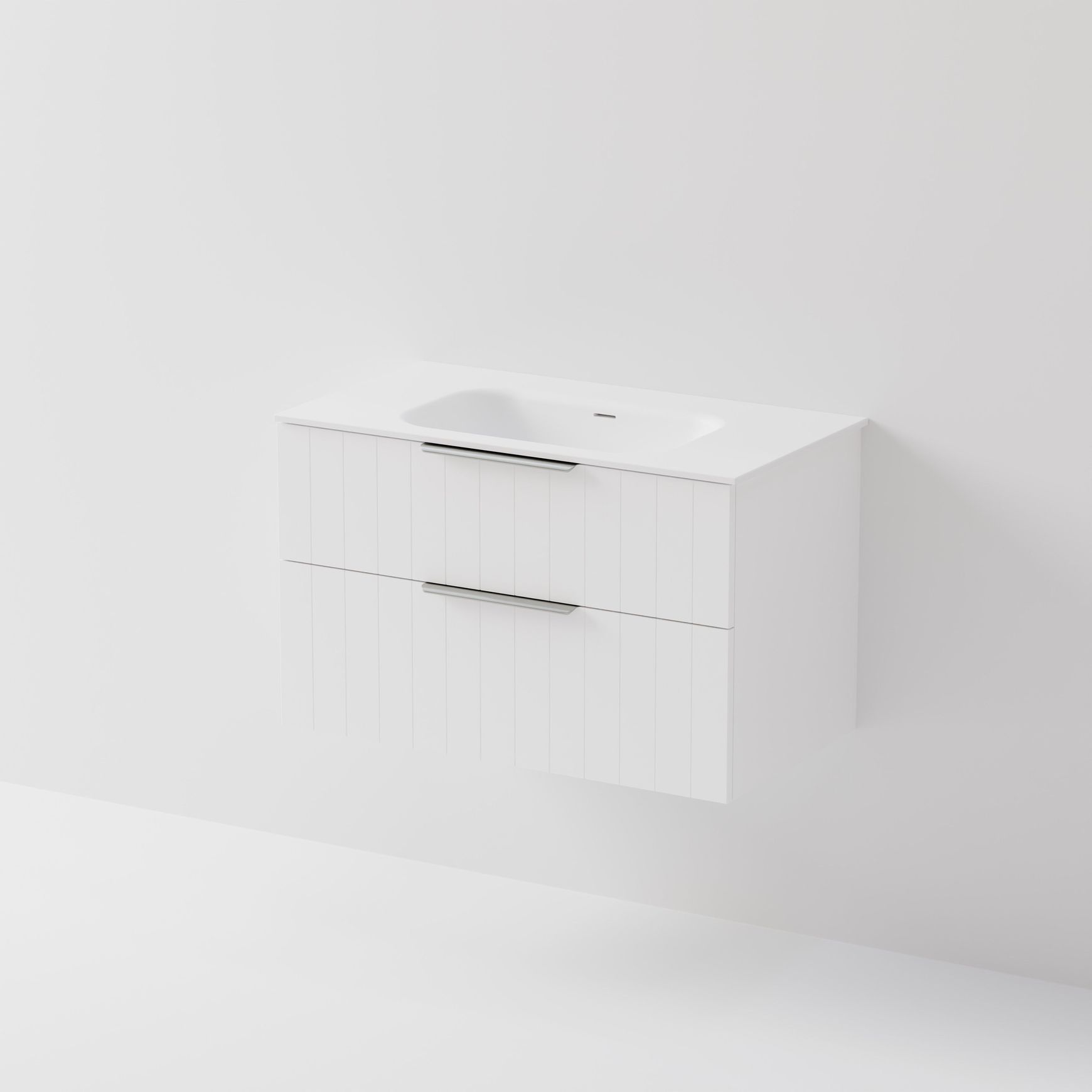 Lineare 900 Vanity | 2 Drawer | Inset Basin