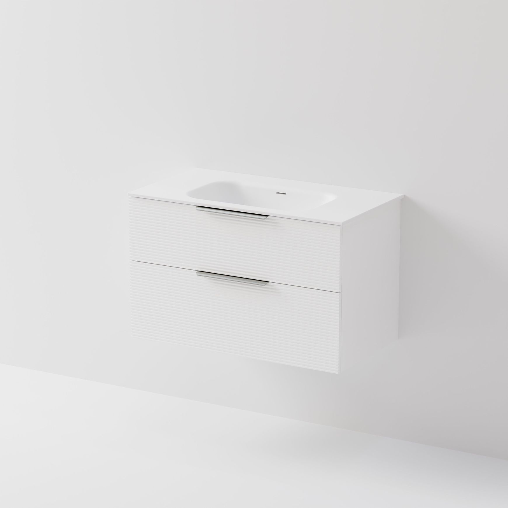 Lineare 900 Vanity | 2 Drawer | Inset Basin