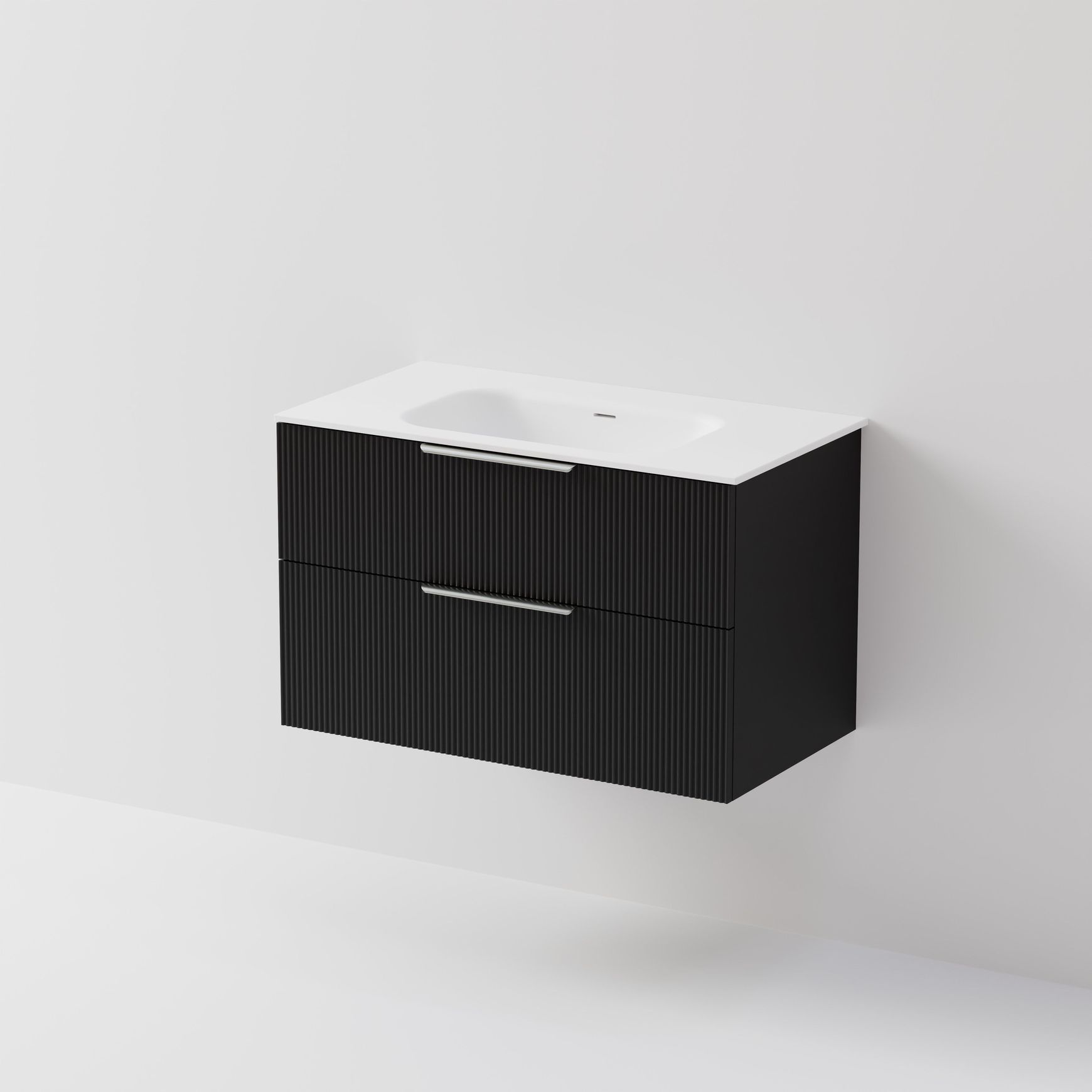 Lineare 900 Vanity | 2 Drawer | Inset Basin