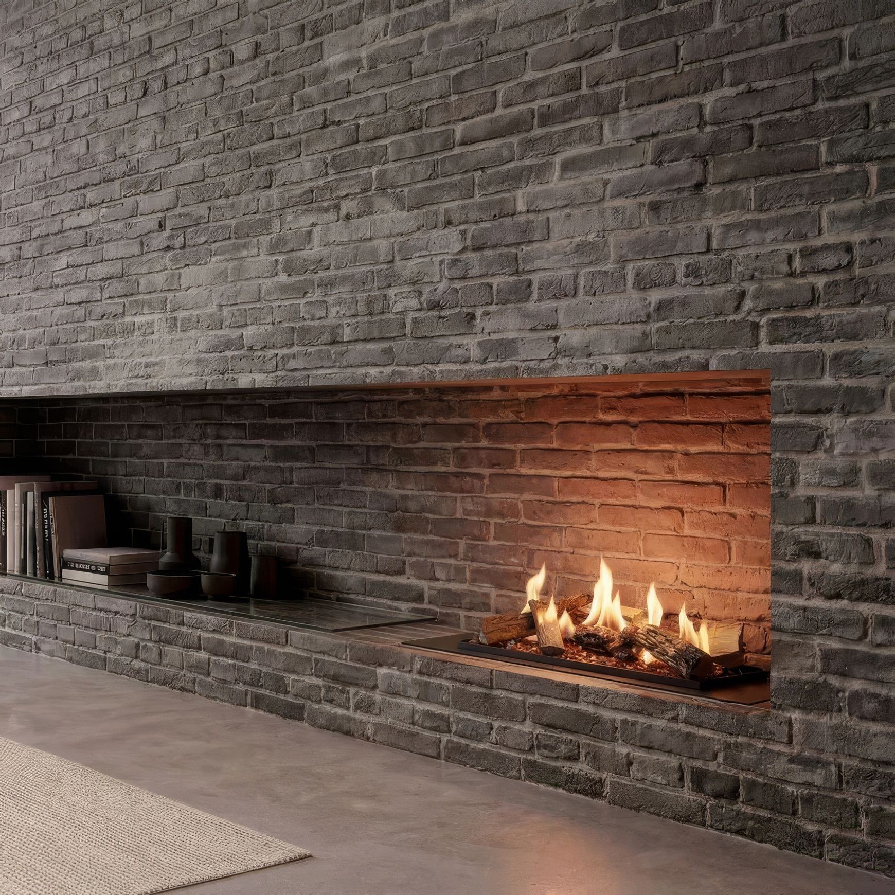 Decoflame BEV LogicWood Fireplace