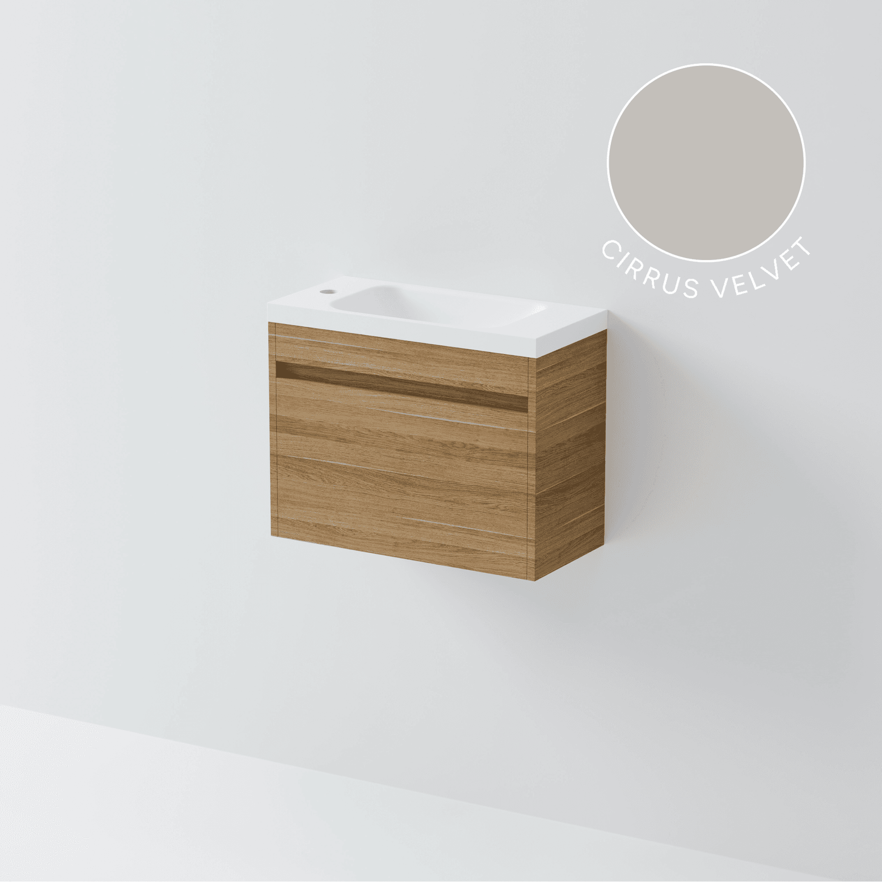 Luxe 550 WC Wall Hung Vanity