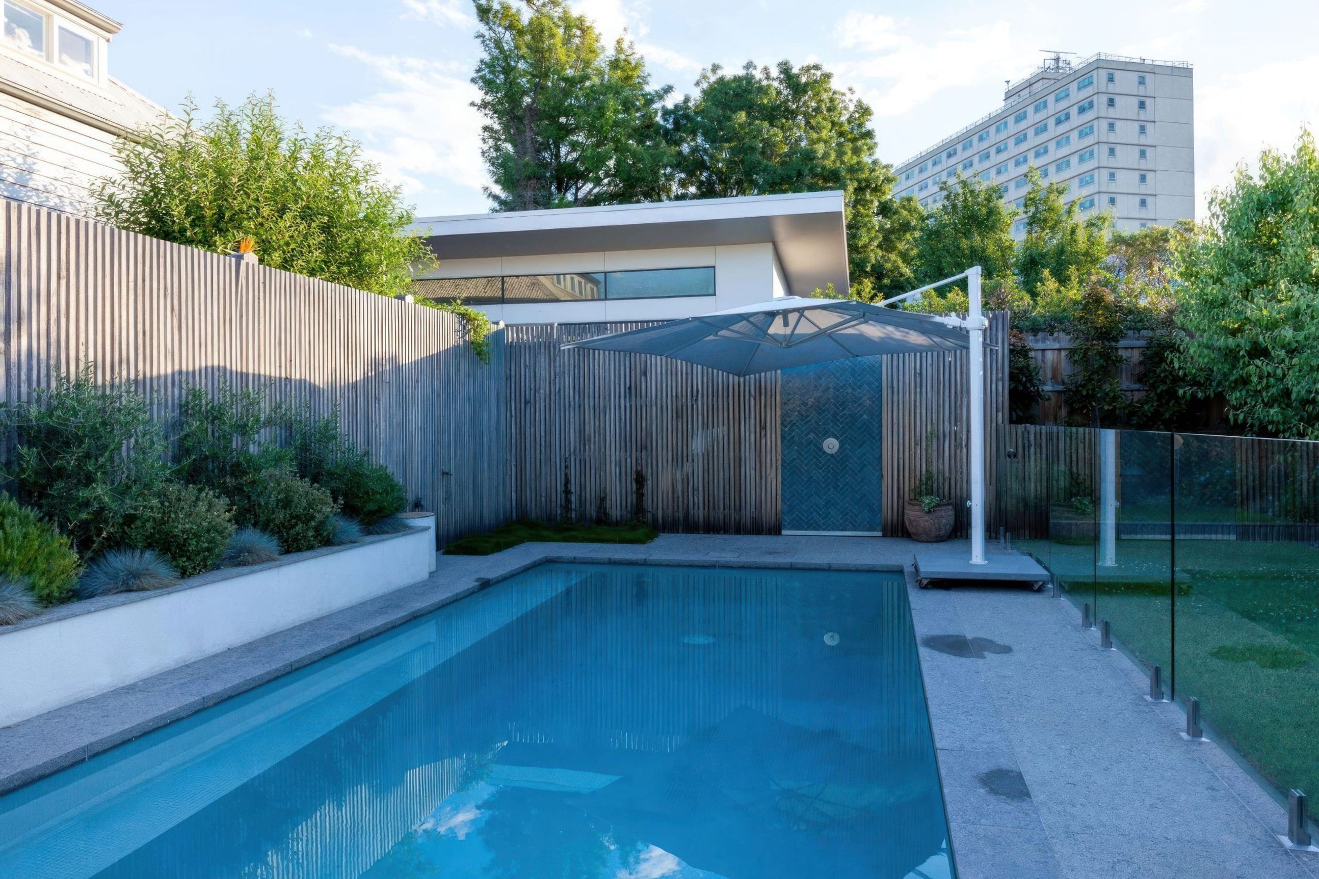 Mayfair Brushed Limestone Pool Coping