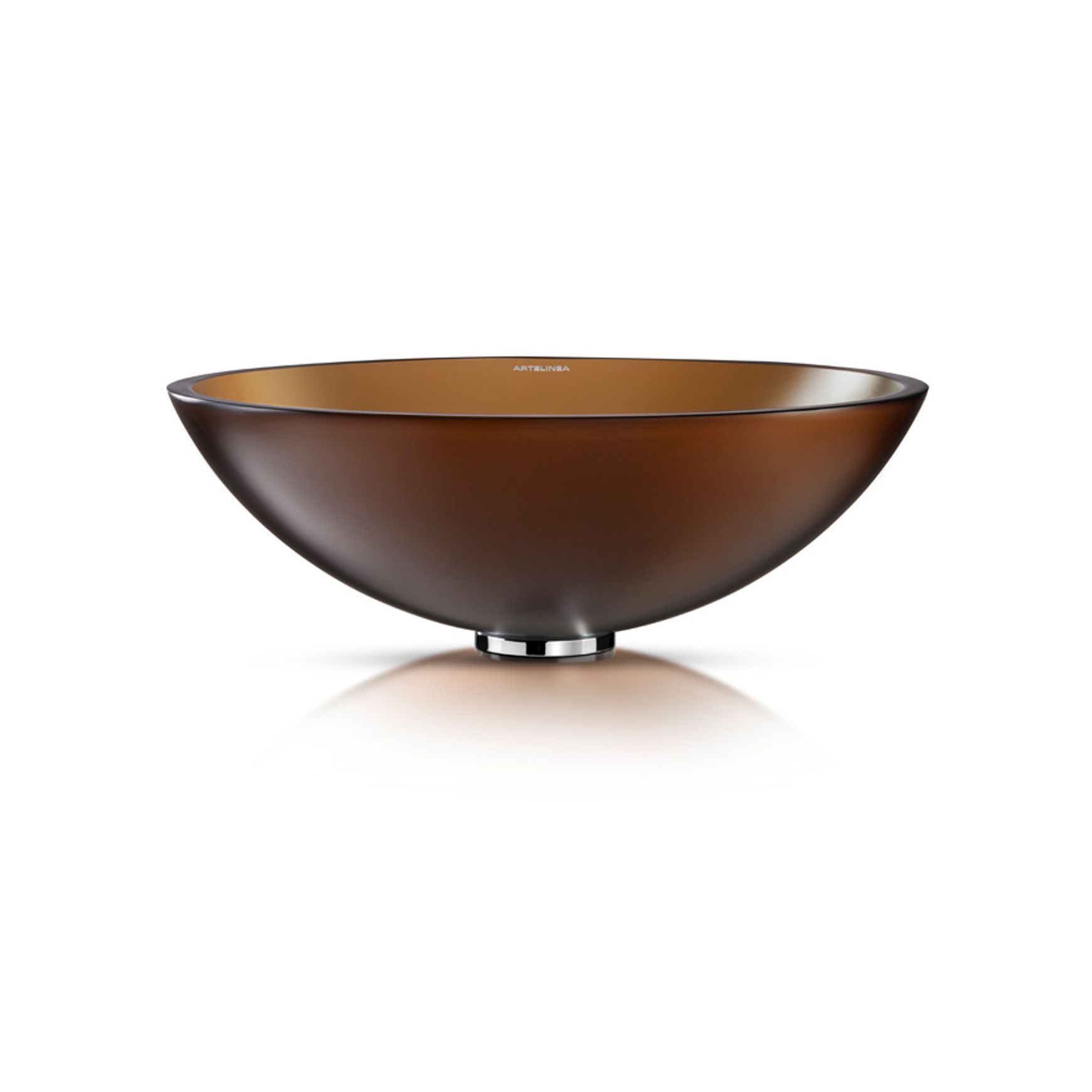 Milano 430 Round Vessel Basin Ambra Satin