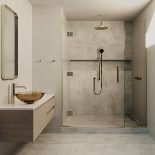 Milano 430 Round Vessel Basin Ambra Translucent