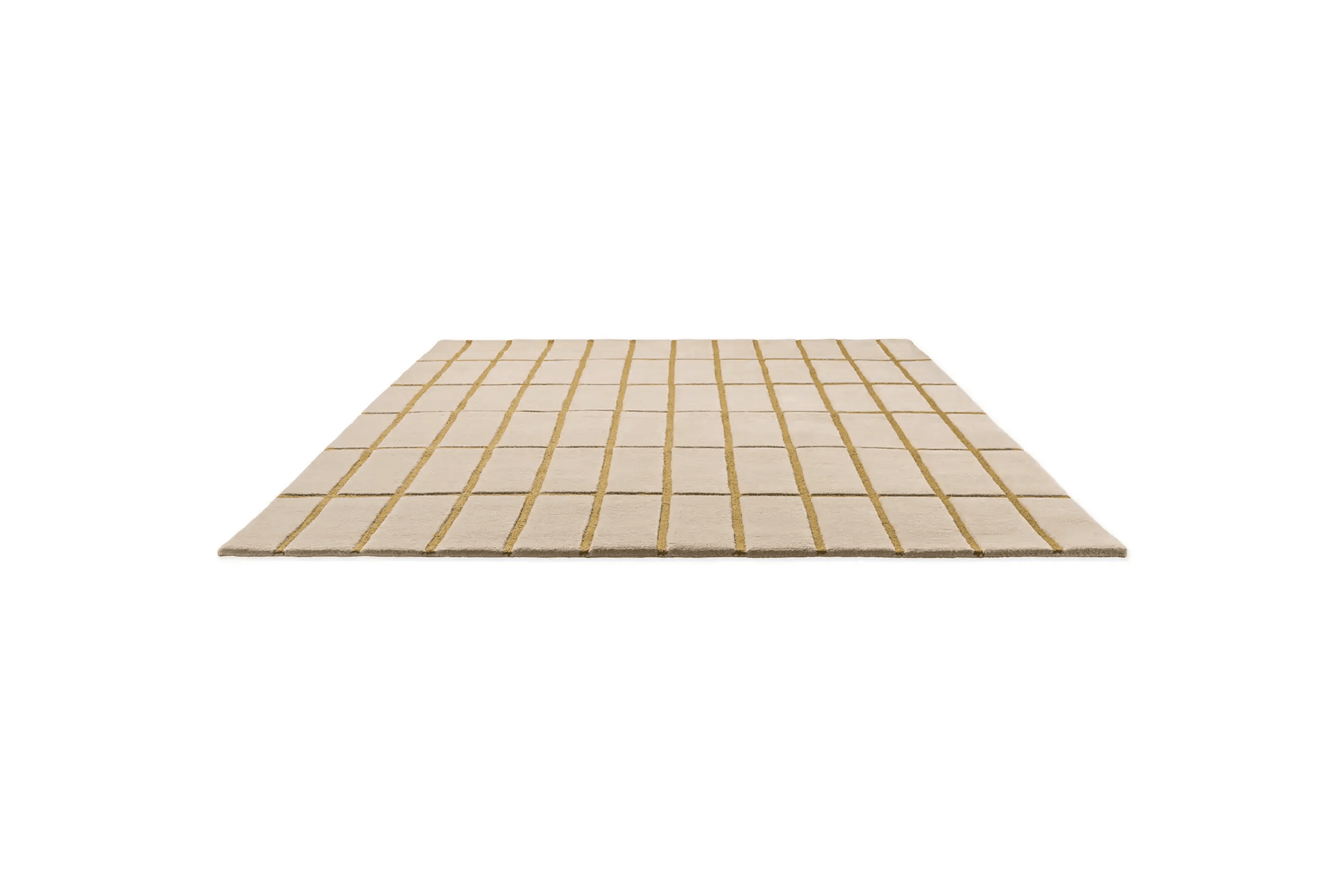 Marimekko Tiiliskivi - Bronze Yellow | 100% Wool Designer Floor Rug