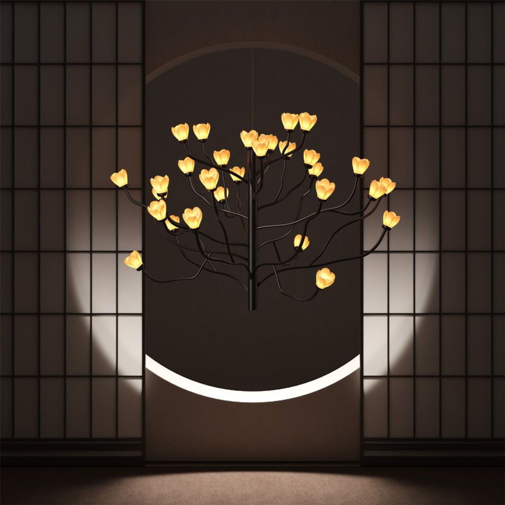 Mokuren Chandelier
