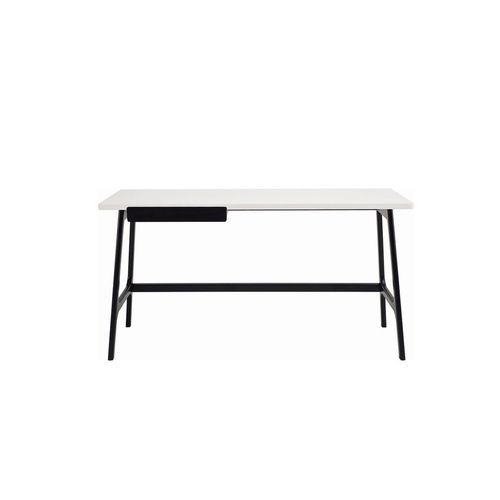 MOREY Study Desk - White & Black