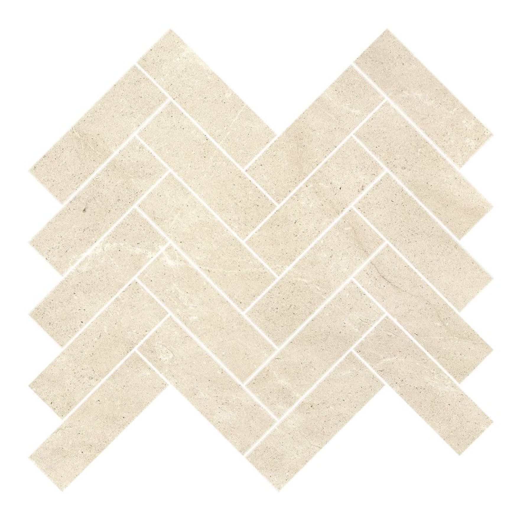 Gecko | Kiel Beige Herringbone Mosaic Tiles