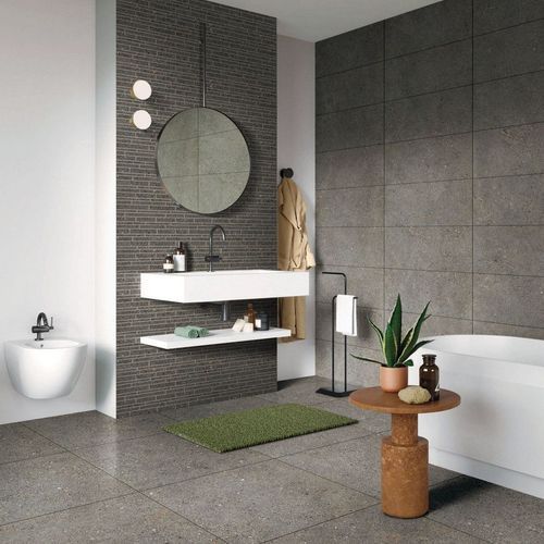 Gecko | Aggregate Dark Grey Tiles