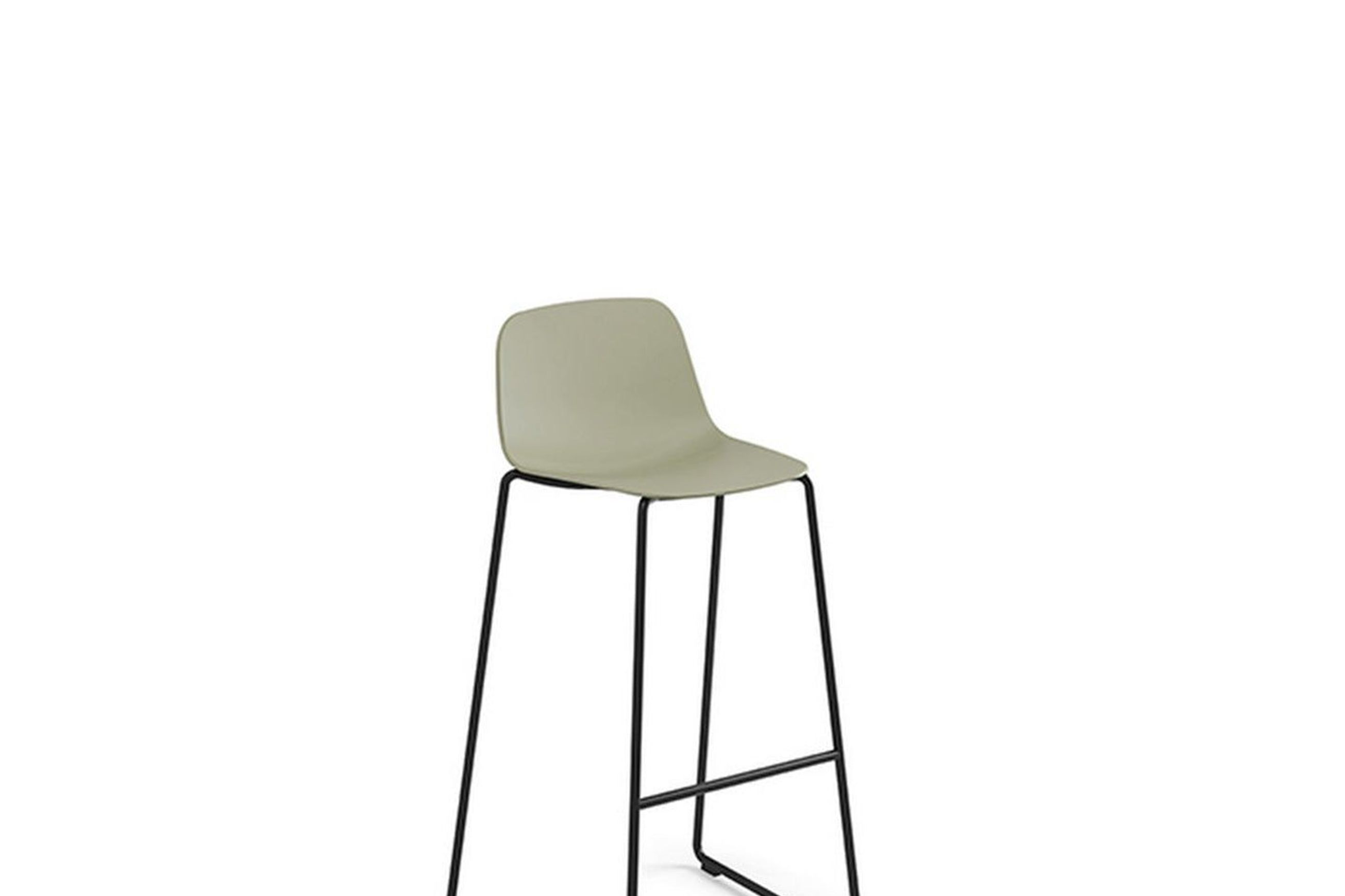 Maarten Plastic Bar Stool - Sled
