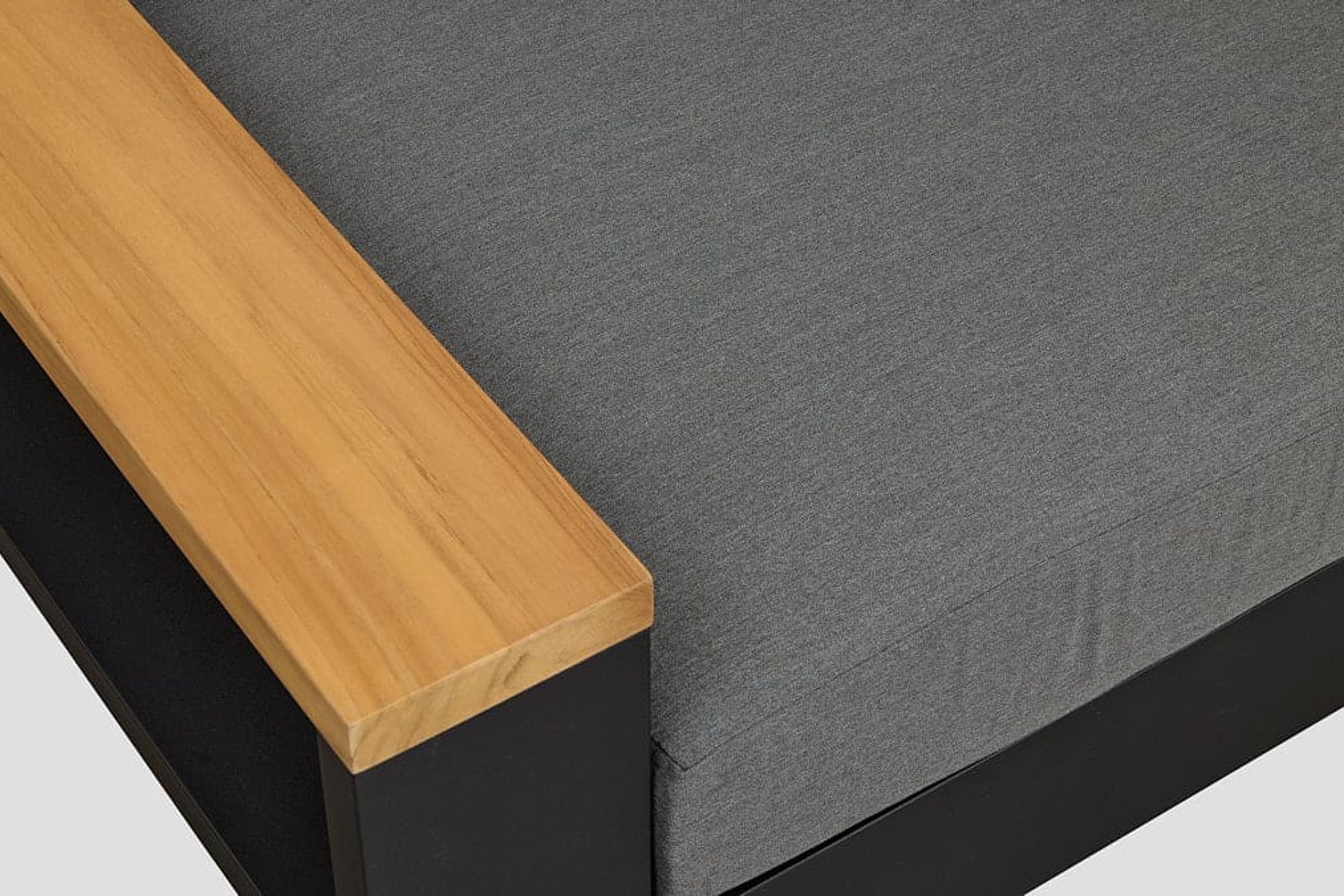 Mackenzie Alu Corner Sofa Section