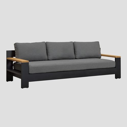 Mackenzie Alu Triple Sofa