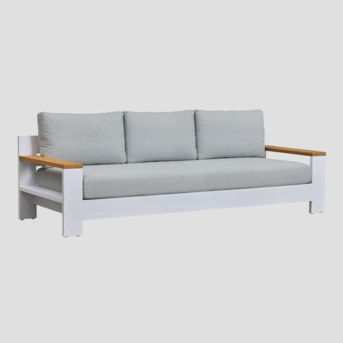 Mackenzie Alu Triple Sofa