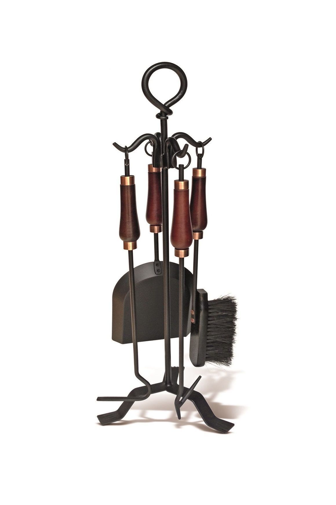 Mahogany Fireplace Tool Kit
