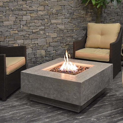 Manhattan Outdoor Gas Fire Pit Table