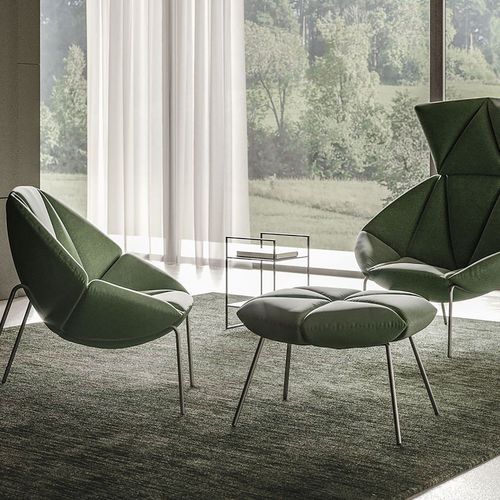 Mantra Armchair and Pouf