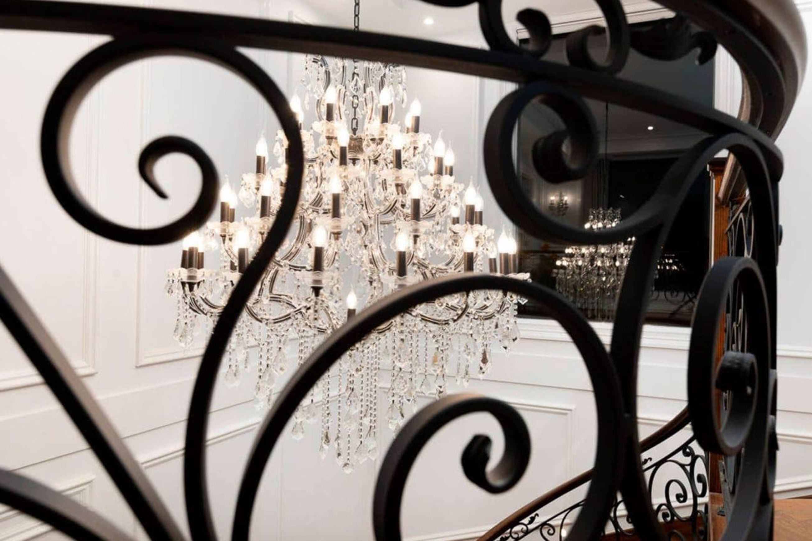 Maria Theresa Crystal Chandelier Grande 48 Light - Rust