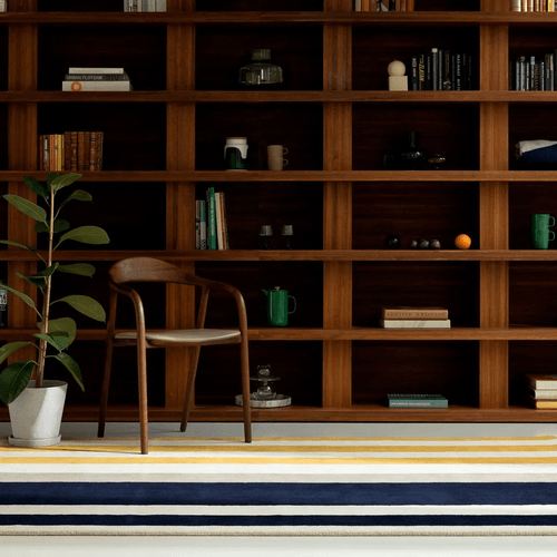 Marimekko Ralli - Yellow | 100% Wool Designer Floor Rug