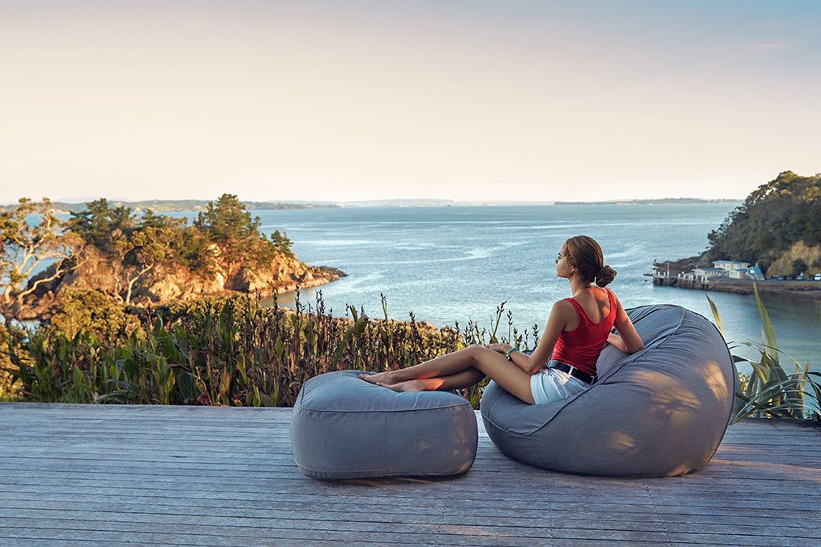 Marine Bean Ottoman