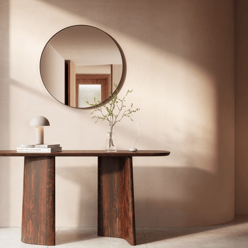 Round Mirror | Matte Black