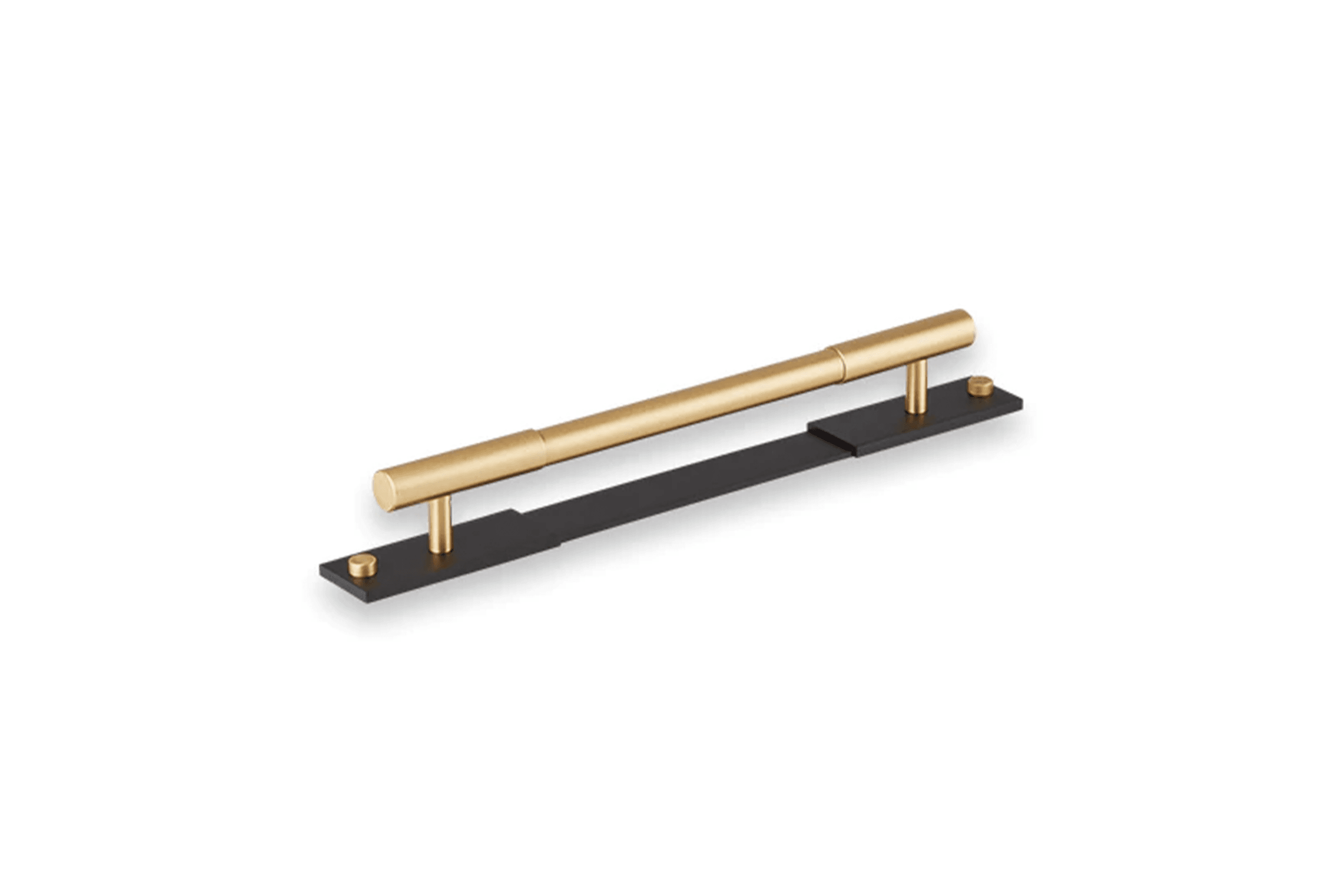 Armac Martin - Mix3 Plain Cabinet Handle with Backplate