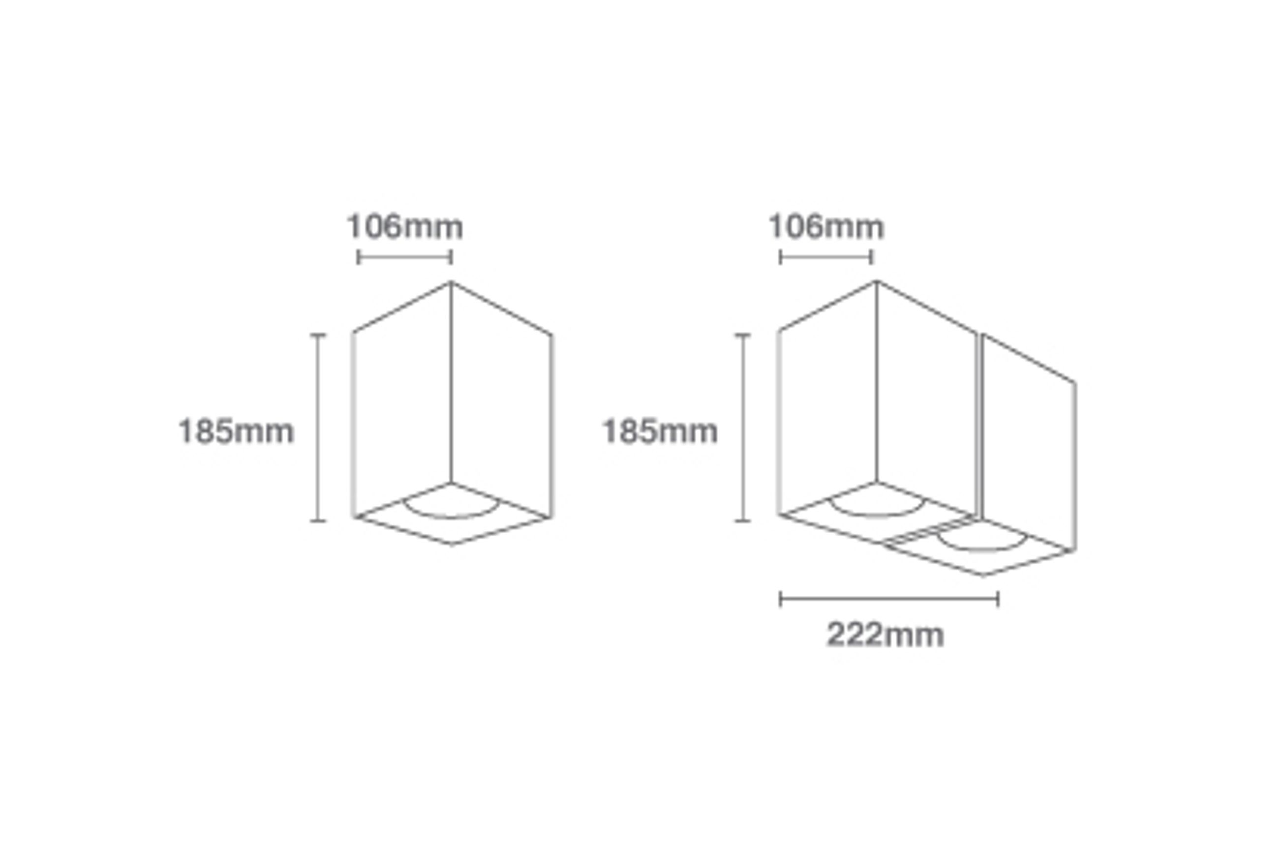 Mondo Blok GU10 Downlight
