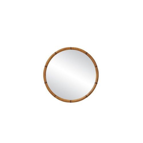 Colonial Bamboo Round Mirror