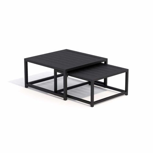 Mood Square Coffee Table Set Black