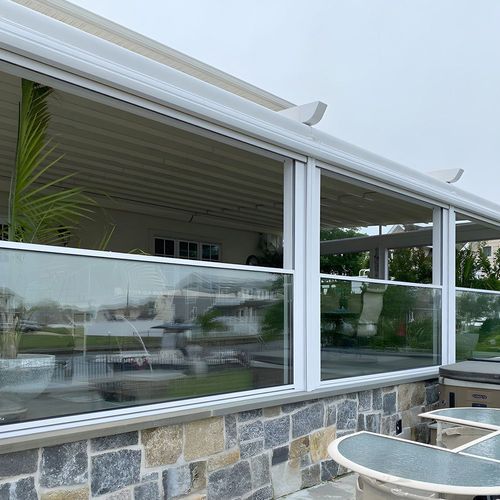 Mediterranean Motorised Vertical Lift Window