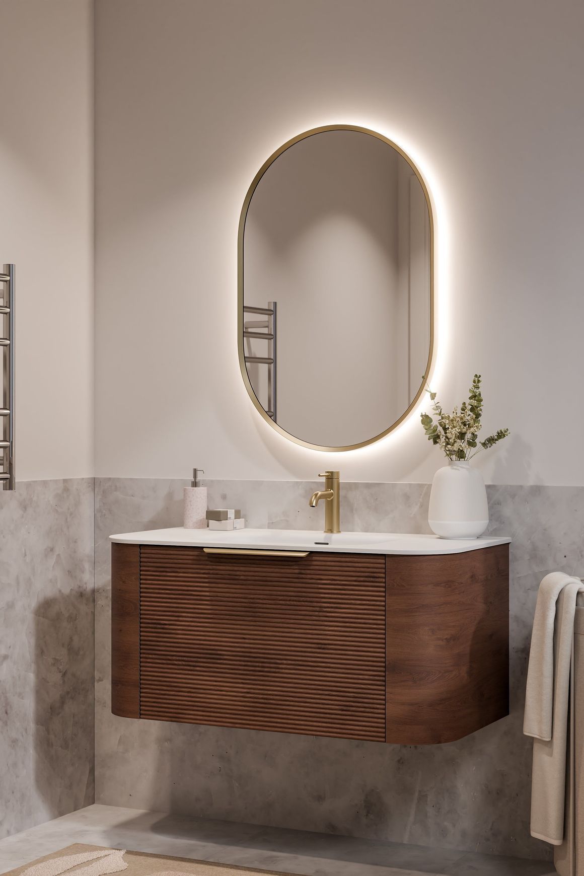 Nature 1200 Vanity | Inset Basin