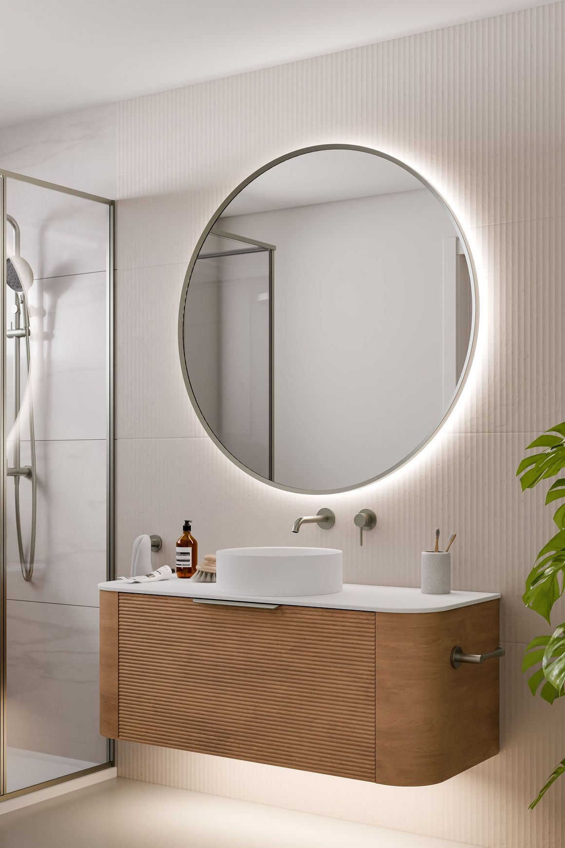 Aura Round 1050 LED Mirror