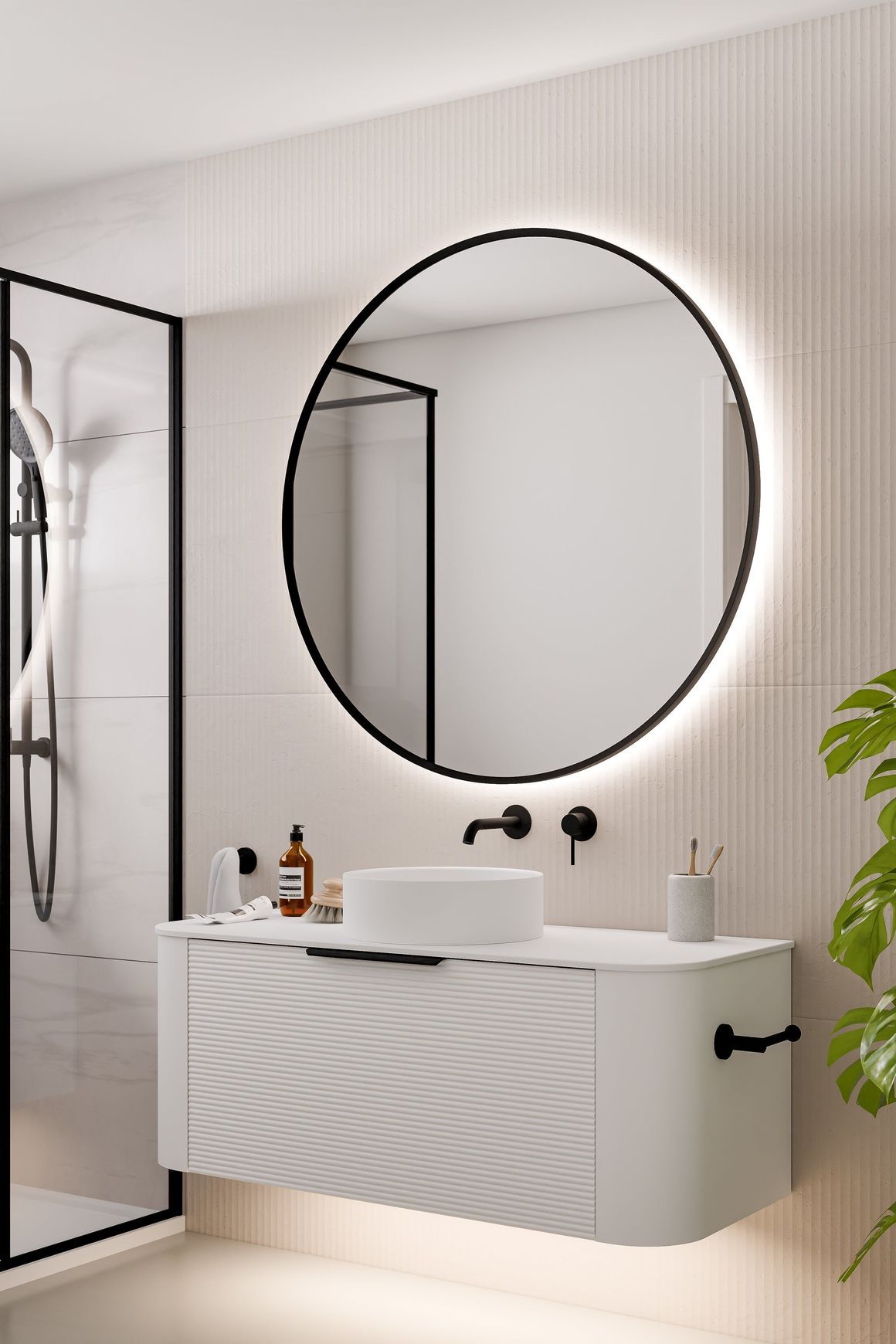 Aura Round 1050 LED Mirror