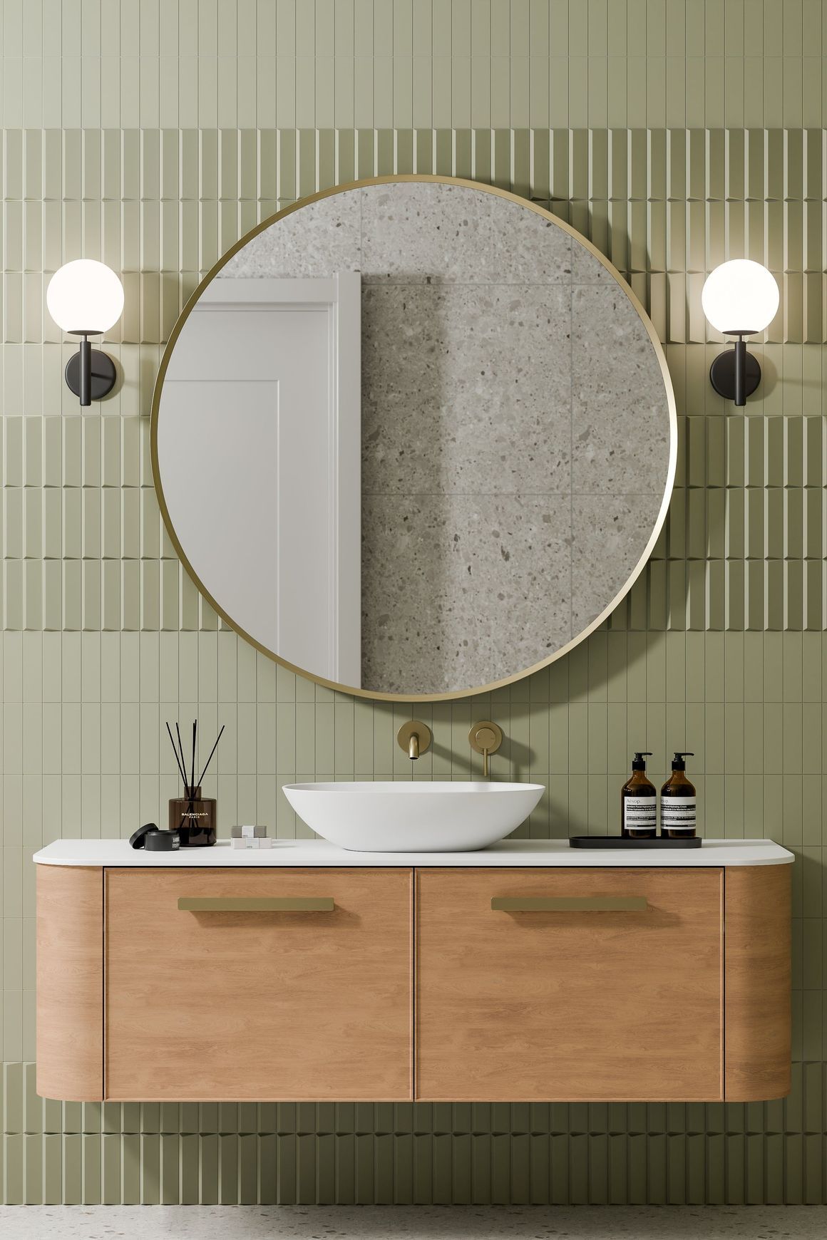 Nature 1500 Vanity | Single Inset Basin