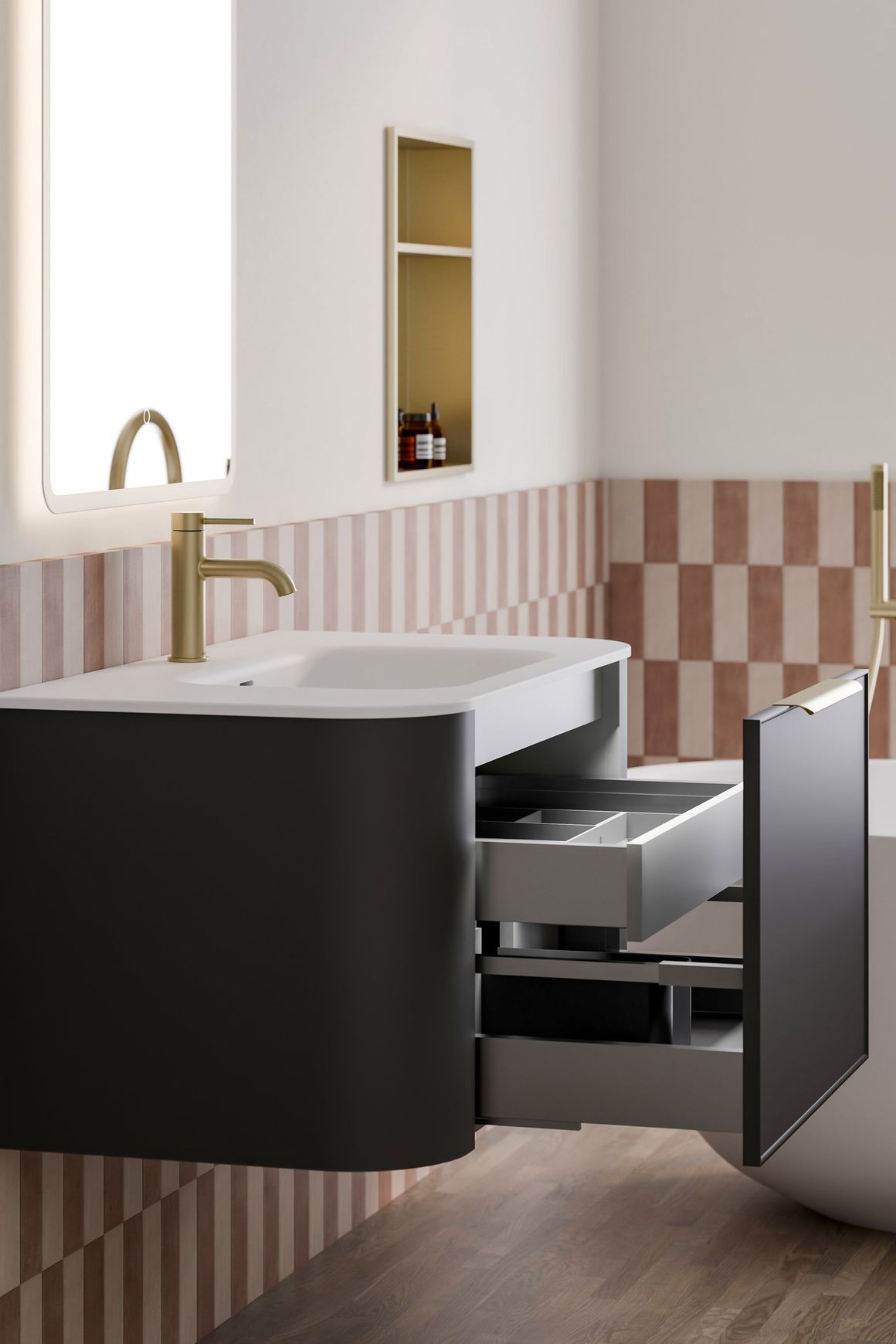 Nature 900 Vanity | Inset Basin