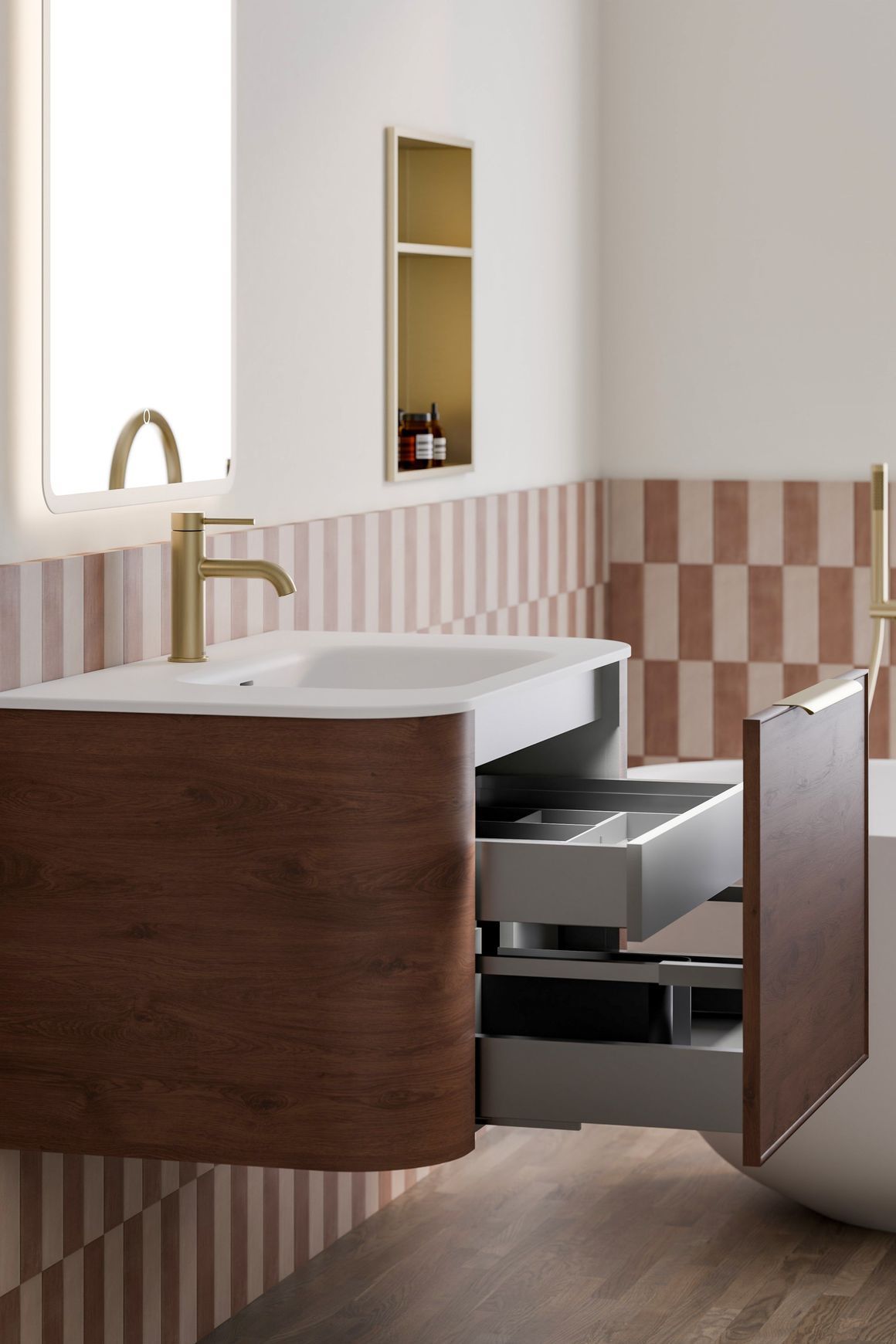 Nature 900 Vanity | Inset Basin