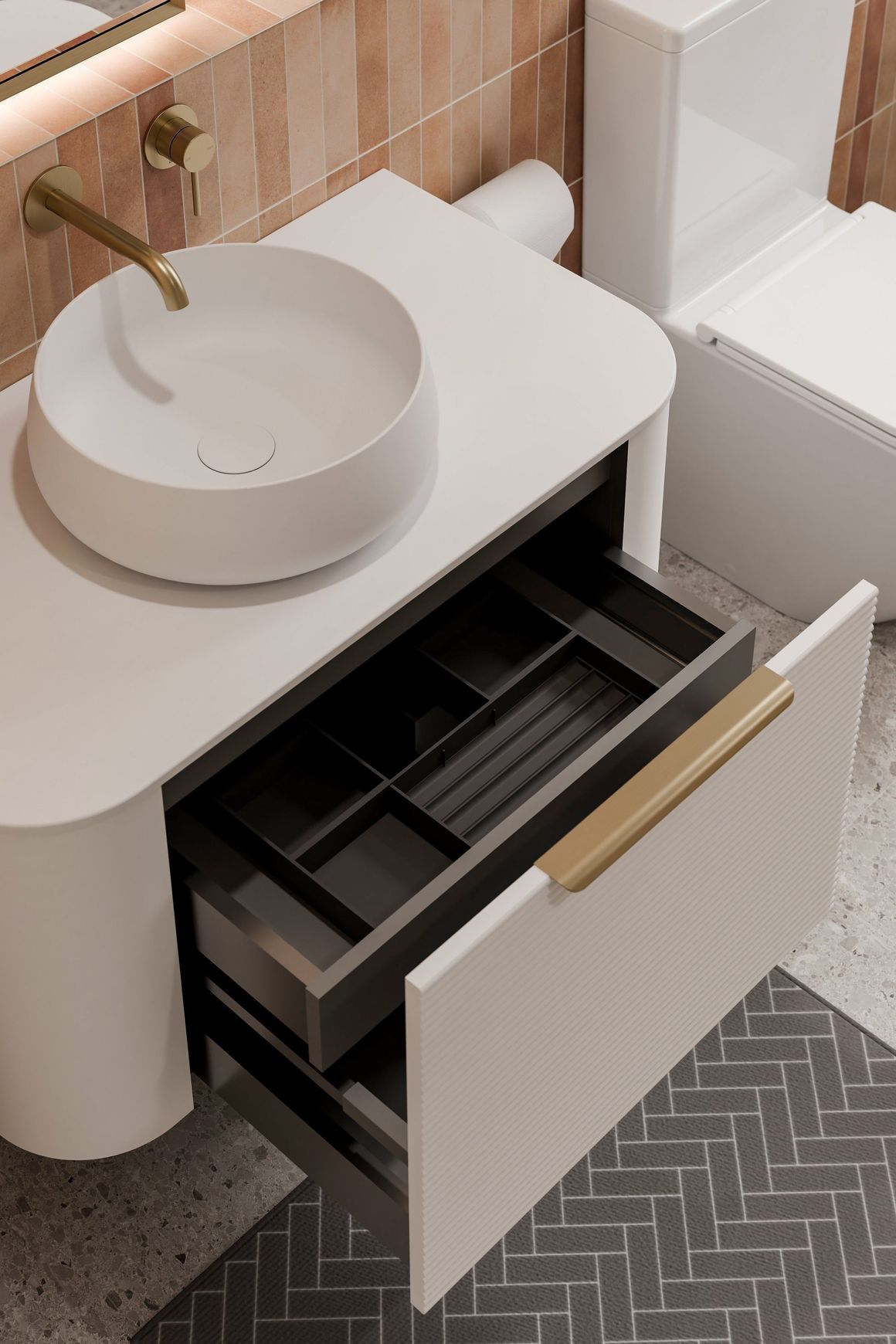 Nature 900 Vanity | Inset Basin