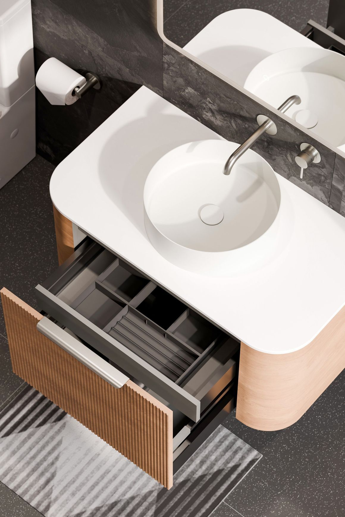 Nature 900 Vanity | Inset Basin