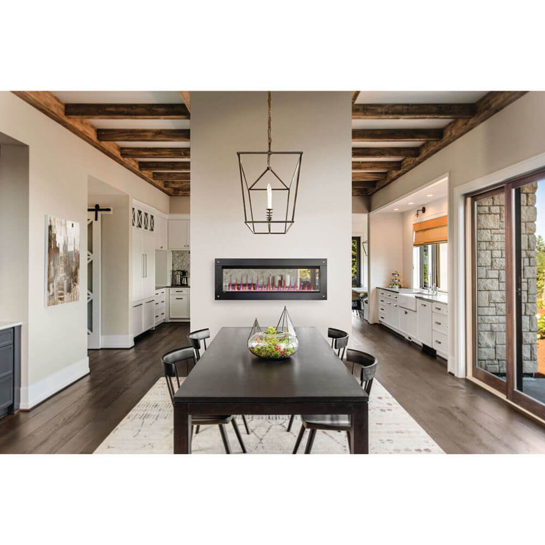 CLEARion Elite™ 50 See through Build-in Electric Fireplace