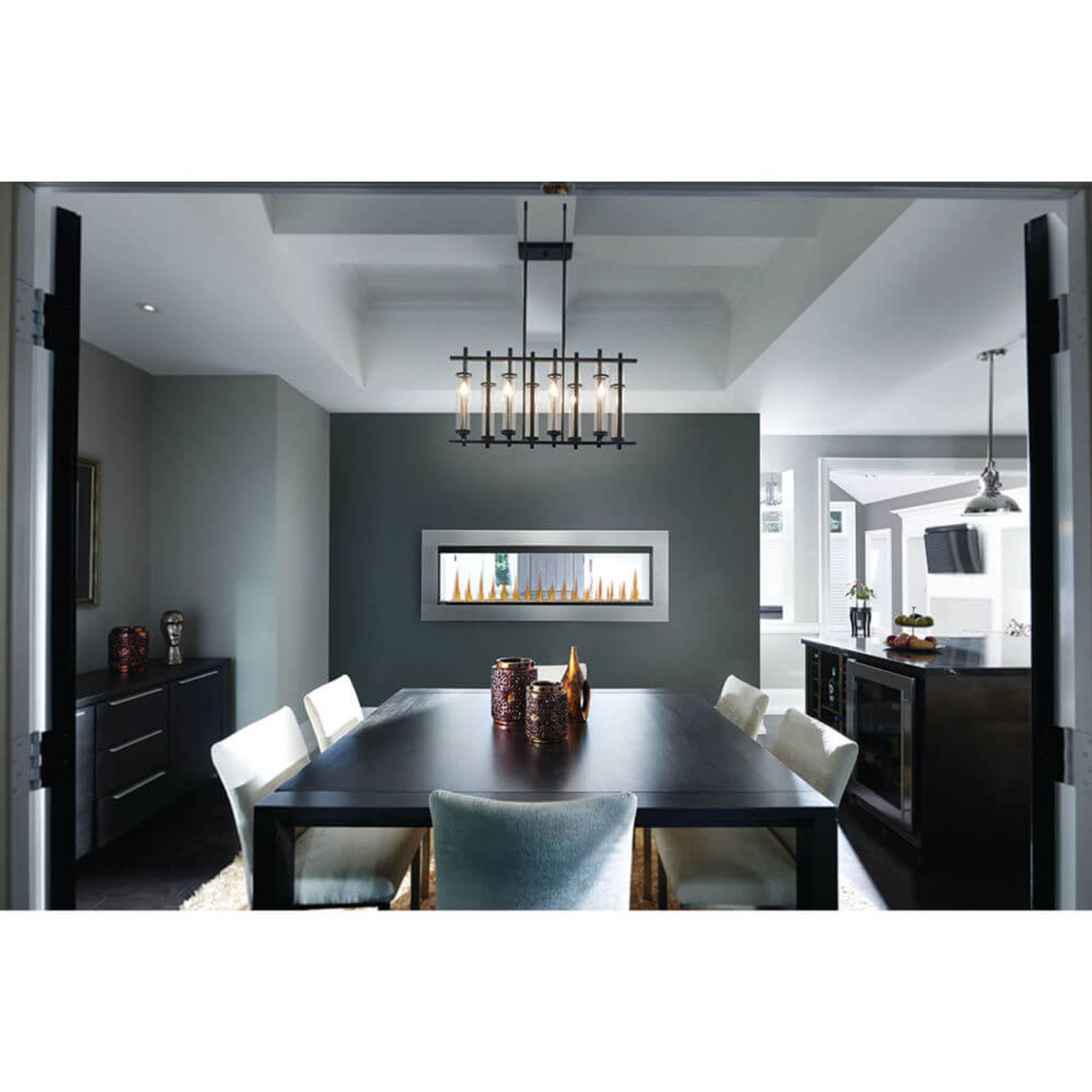 CLEARion Elite™ 50 See through Build-in Electric Fireplace