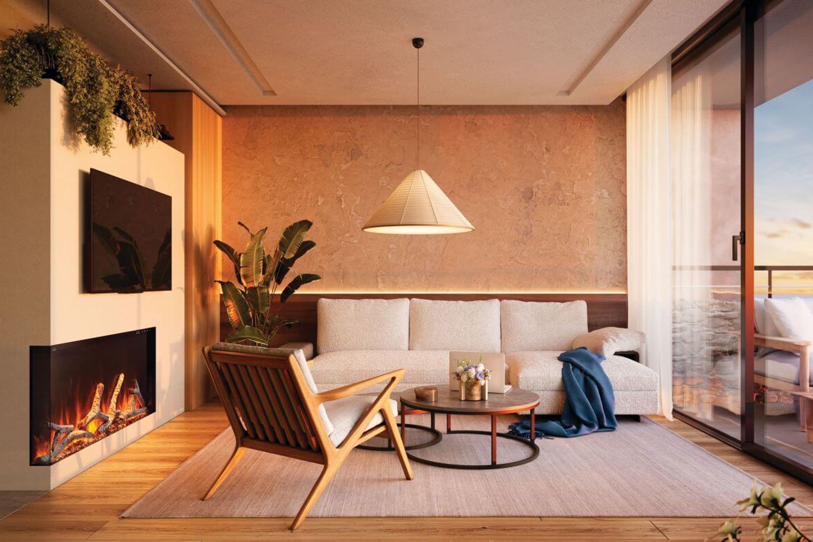 Astound 50 FlexMount Electric Fireplace