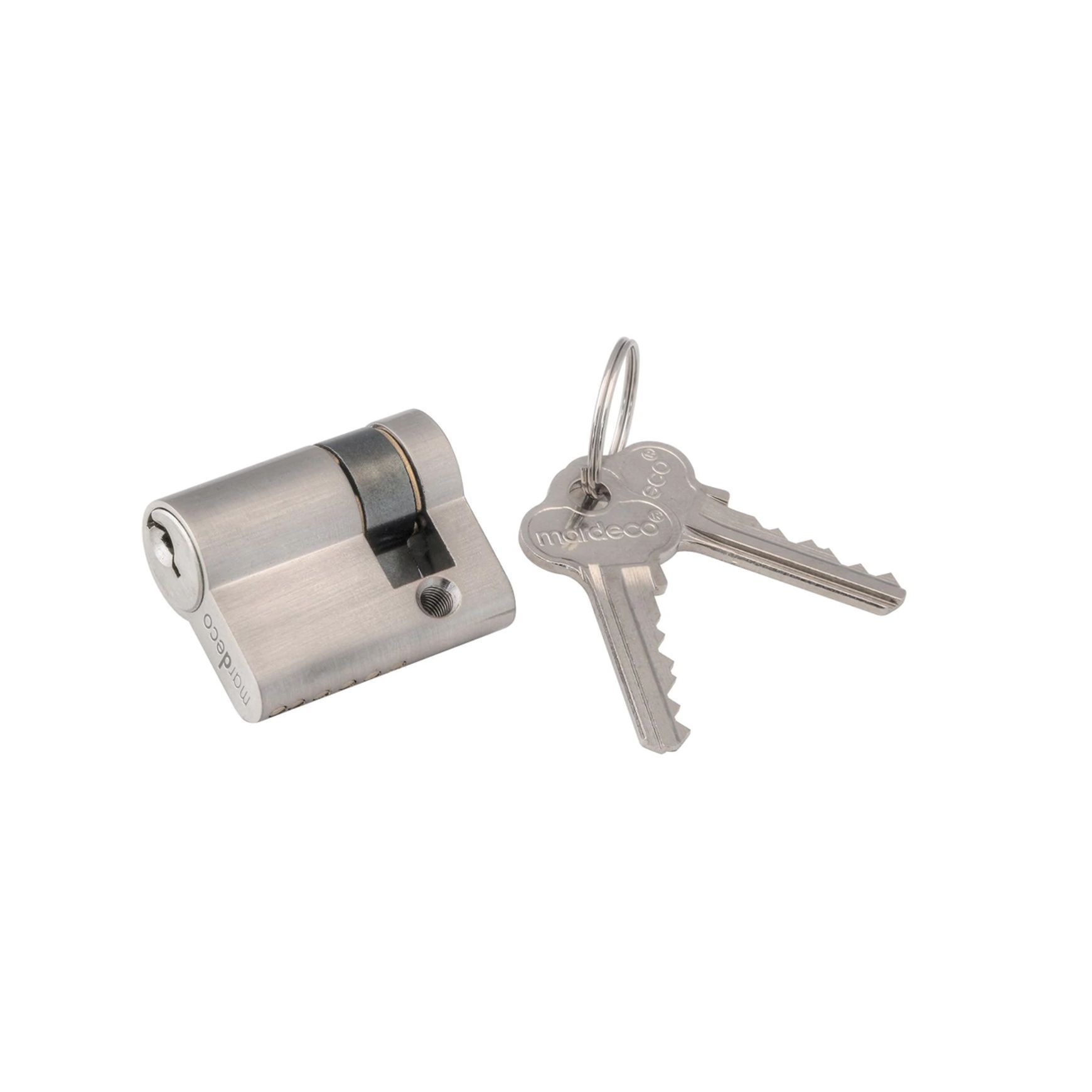 Mardeco 'M' Series C4 Euro Cylinder  5 Pin 39mm Brushed Nickel for BN8104/SET Euro Lock BN8500/39