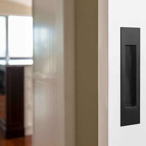 Mardeco 'M' Series Flush Pull Brushed Nickel for Timber and Aluminum Sliding Double Doors BN8002/190 *Single*