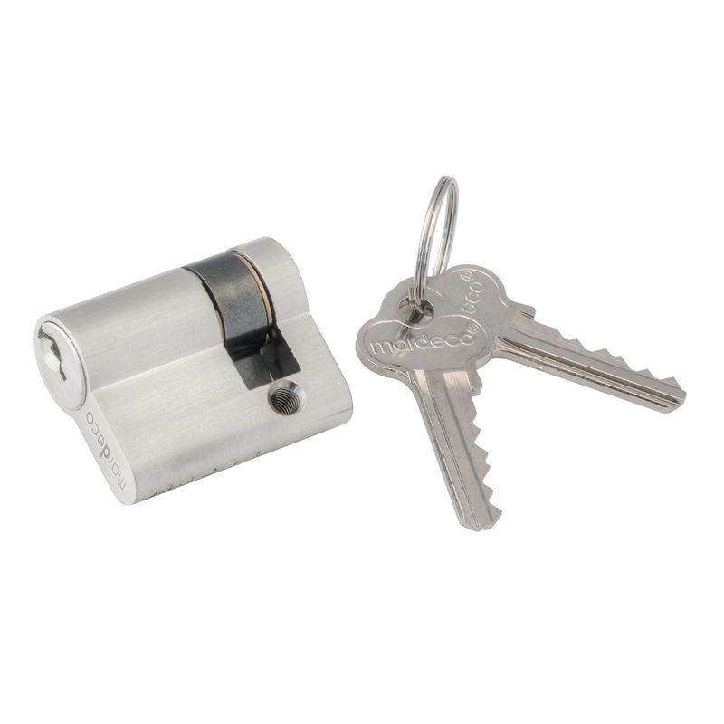 Mardeco 'M' Series C4 Euro Cylinder  3 Pin 27mm Satin Chrome for SC8104/SET Euro Lock SC8500/27