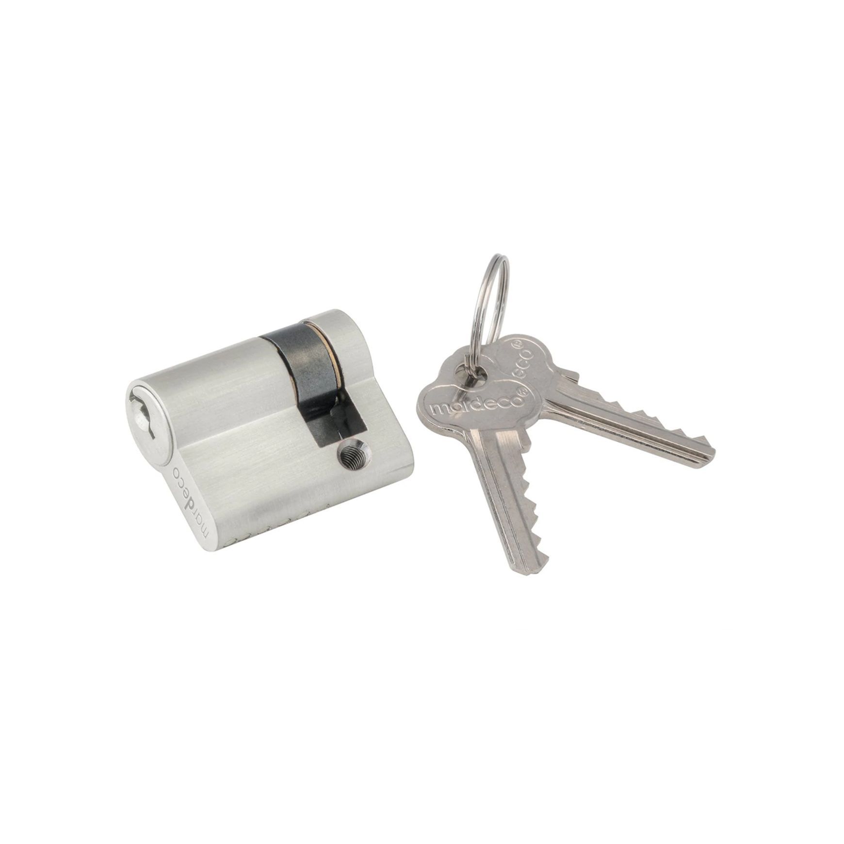 Mardeco 'M' Series C4 Euro Cylinder  3 Pin 27mm Satin Chrome for SC8104/SET Euro Lock SC8500/27