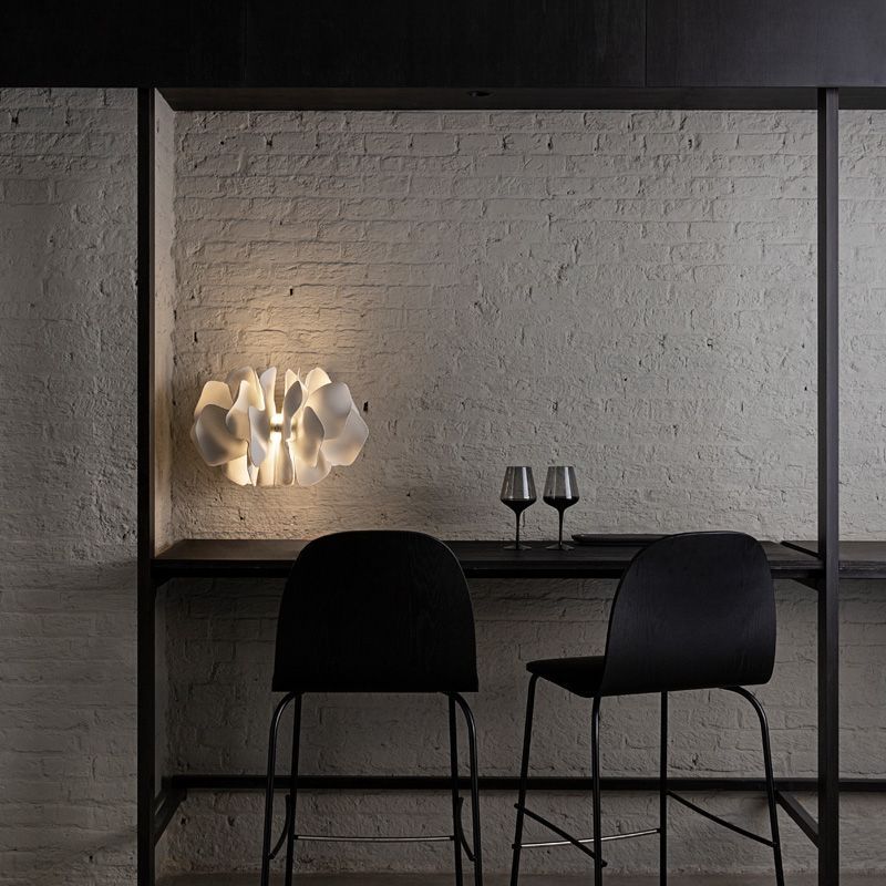 Nightbloom White Wall Light