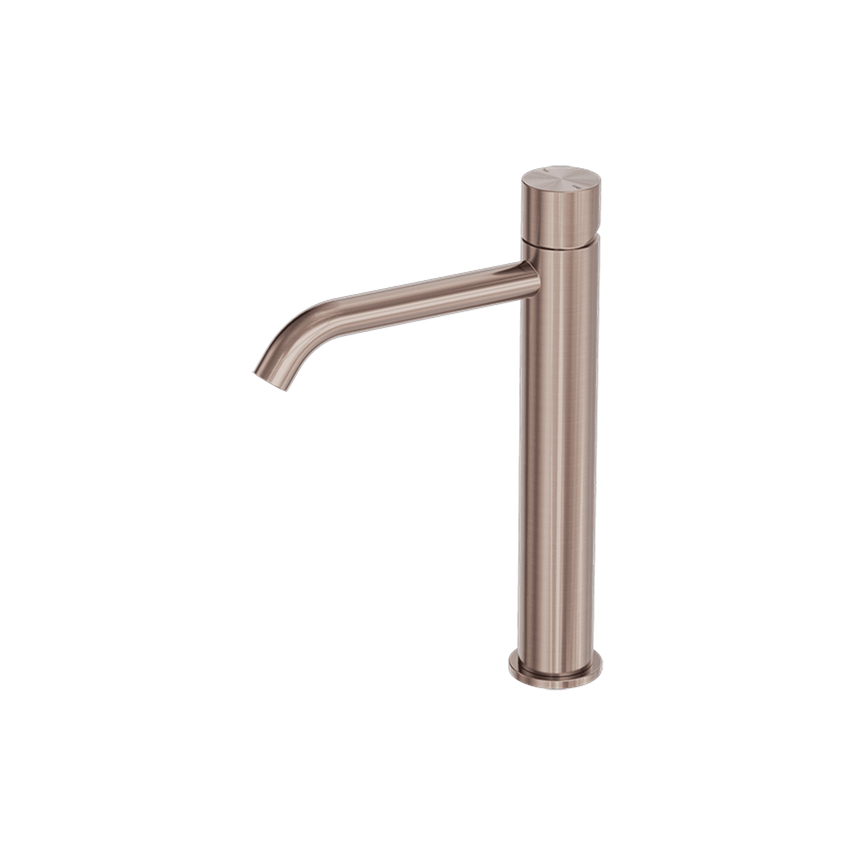 Zen SS316L Tall Basin Mixer Handless | Brushed Bronze