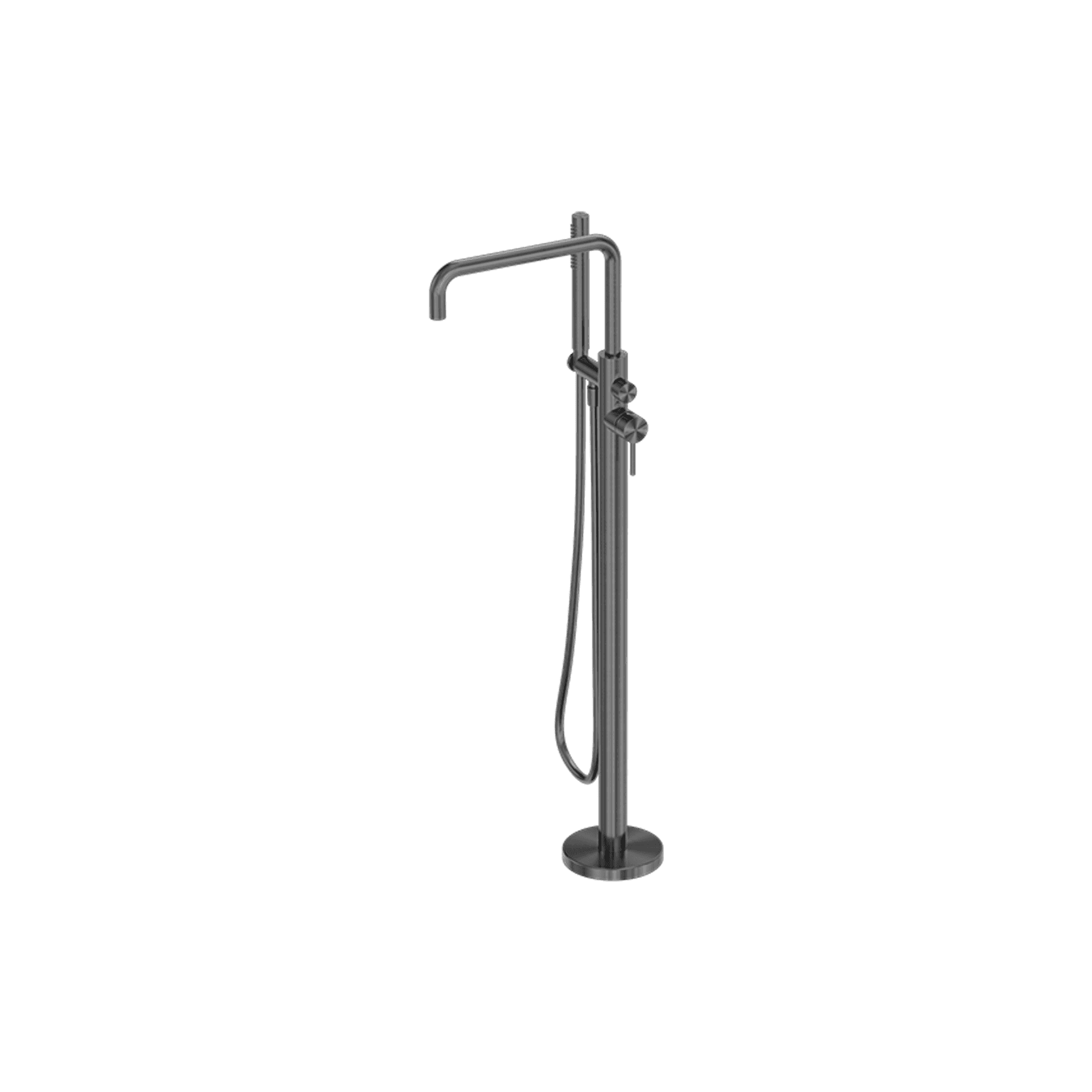 Zen SS316L Freestanding Bath Mixer | Graphite