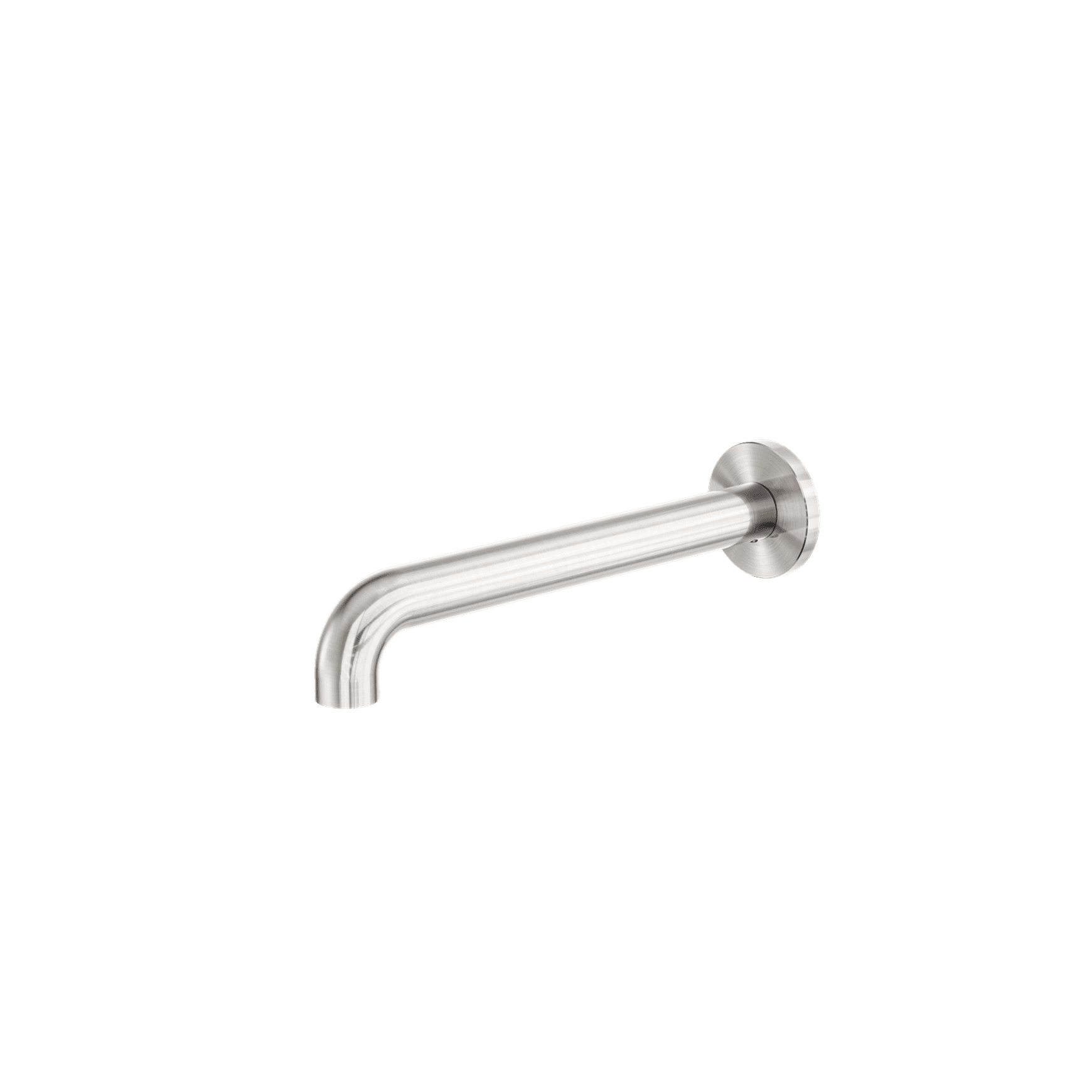 Zen SS316L Round Basin/Bath Spout 230mm | Brushed Nickel